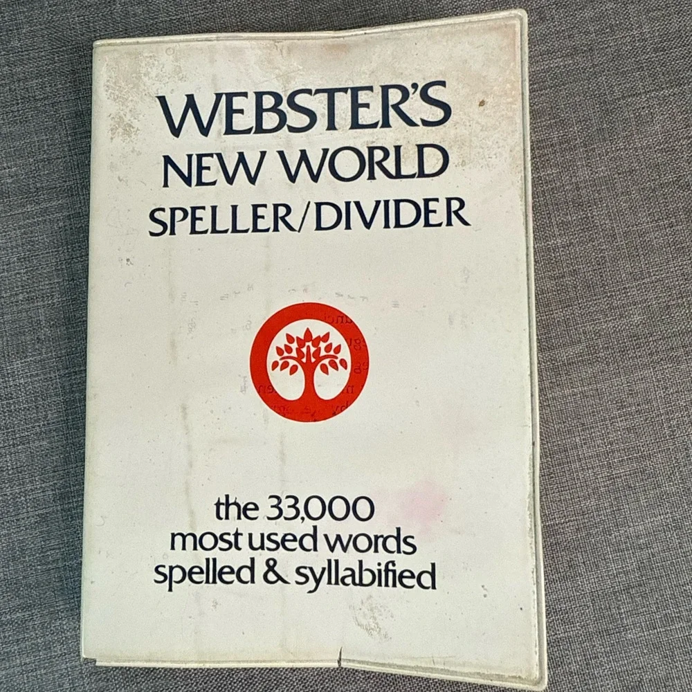1979 Webster New World Speller / Divider